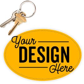 6 in. x 4 in. Oval Bumper Sticker - Color: Athletic Gold