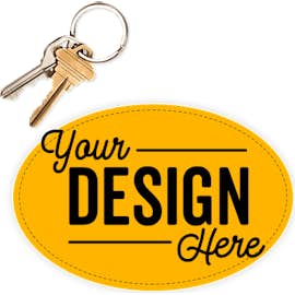 6 in. x 4 in. Oval Bumper Sticker - Color: Athletic Gold