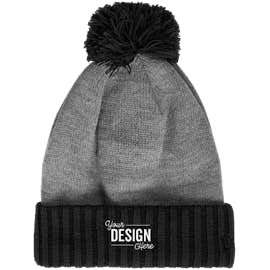 New Era Colorblock Cuff Beanie - Color: Black