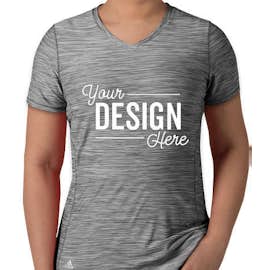 Adidas Women's Tech Heathered Performance Shirt - Color: Black Melange