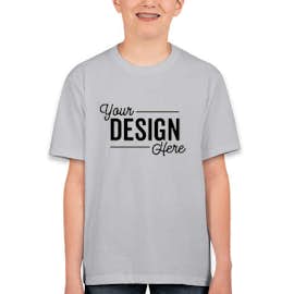 Canada - Fruit of the Loom Youth 100% Cotton T-shirt - Color: Silver