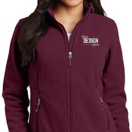 Port Authority Women's Value Fleece Jacket - Color: Maroon