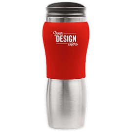 14 oz. Maui Two-Tone Stainless Steel Tumbler - Color: Red