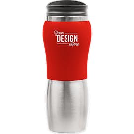 14 oz. Maui Two-Tone Stainless Steel Tumbler - Color: Red