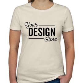Next Level Women's Slim Fit Jersey T-shirt - Color: Natural