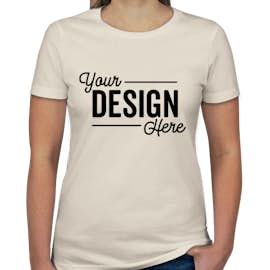 Next Level Women's Slim Fit Jersey T-shirt - Color: Natural