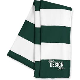 Sportsman Rugby Knit Scarf - Color: Forest / White