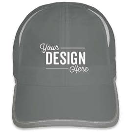 Big Accessories Colorblock Performance Running Hat - Color: Grey