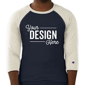 Canada - Champion Premium Fashion Raglan T-shirt - Color: Navy / Chalk White
