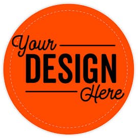 Full Color 2.5 in. Circle Magnet - Color: Orange