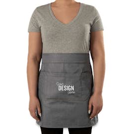 Port Authority Market Bistro Waist Apron - Color: Ash Grey