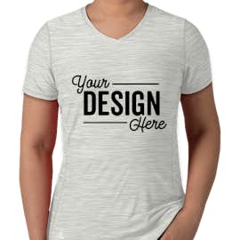 Adidas Women's Tech Heathered Performance Shirt - Color: Mid Grey Melange
