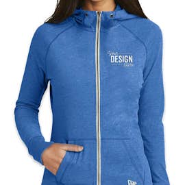 New Era Women's Sueded Lightweight Zip Hoodie - Color: Royal Heather