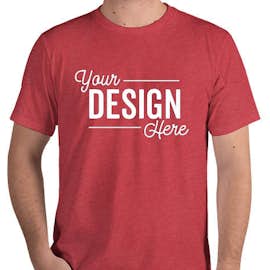 Royal Apparel USA-Made Organic Eco 50/50 T-shirt - Color: Heather Tomato