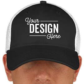 Canada - New Era 39THIRTY Stretch Fit Mesh Hat - Color: Black / White