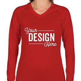 Augusta Women's Slim Fit Long Sleeve Volleyball Jersey - Color: Red