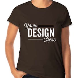 Anvil Women's Jersey T-shirt - Color: Chocolate