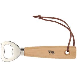 Laser Engraved Bullware Bottle Opener - Color: Wood