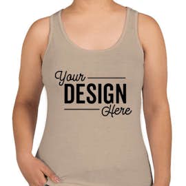 Anvil Women's Tri-Blend Racerback Tank - Color: Heather Slate