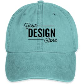 Adams Pigment Dyed Hat - Color: Caribbean Blue
