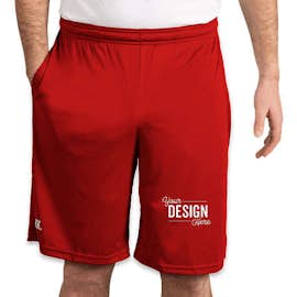 Russell Athletic Essential Performance Shorts with Pockets - Color: True Red