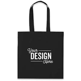 Lightweight 100% Cotton Tote - Color: Black