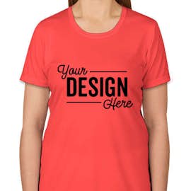 Sport-Tek Women's Competitor Performance Shirt - Color: Hot Coral