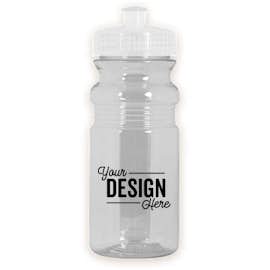 20 oz. Translucent Bike Water Bottle - Color: Transparent Clear