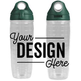 Tervis 24 oz. Sports Bottle with Lid (Full Color Wrap Print) - Color: Hunter Green / Grey