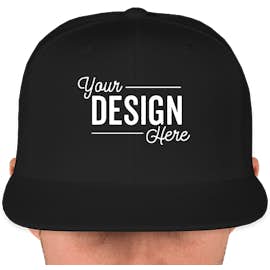 Canada - Yupoong Flat Bill Snapback Hat - Color: Black