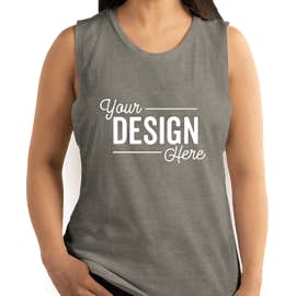 Next Level Women's Slim Fit Festival Muscle Tank - Color: Ash