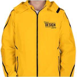 Team 365 Mesh Lined Hooded Jacket - Color: Sport Athletic Gold