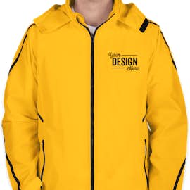 Team 365 Mesh Lined Hooded Jacket - Color: Sport Athletic Gold