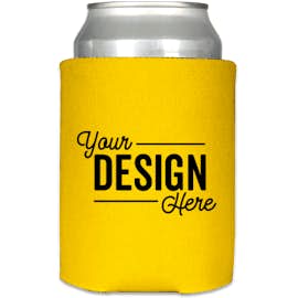 Foldable Can Cooler - Color: Yellow