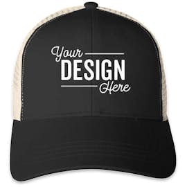 Econscious Organic/Recycled Trucker Hat - Color: Black / Oyster