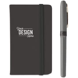 Hard Cover Mini Pocket Notebook - Color: Black