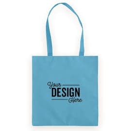 Basic 50% Recycled Poly Tote - Color: Turquoise