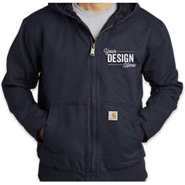 Carhartt Washed Duck Active Jacket - Color: Navy