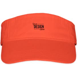 Valucap Bio-Washed Visor - Color: Orange