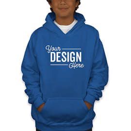 Canada - Gildan Youth Midweight 50/50 Pullover Hoodie - Color: Royal