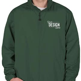 North End Full Zip Hooded Jacket - Color: Alpine Green