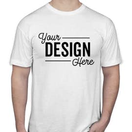 American Apparel USA-Made 50/50 T-shirt - Color: White