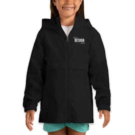 Team 365 Youth Zone Protect Lightweight Jacket - Color: Black