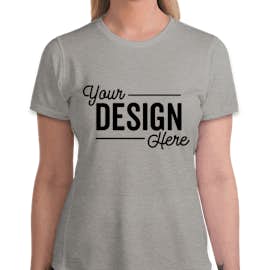 Adidas Women's Heather 100% Recycled UPF 50 Performance Shirt - Color: Grey Three Heather