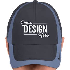Nike Dri-FIT Technical Colorblock Hat - Color: Navy / Pacific Blue