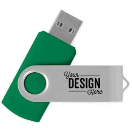 Rotate USB Flash Drive 1GB - Color: Green