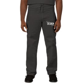Cherokee Workwear Originals Drawstring Cargo Scrub Pant - Color: Pewter