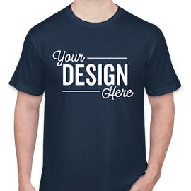 American Apparel USA-Made Jersey T-shirt - Color: Navy