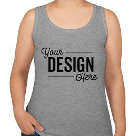 Anvil Women's Jersey Tank - Color: Heather Grey