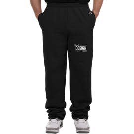 Champion Double Dry Eco Open Bottom Sweatpants - Color: Black